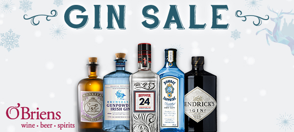 OBriens Gin Sale Christmas LOGO