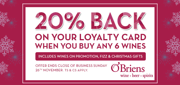 OBriens Loyalty Offer logo